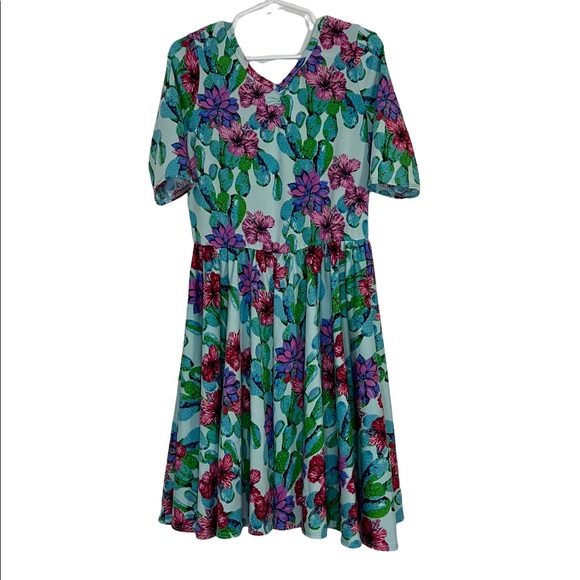 Dot Dot Smile Other - Dot Dot Smile cactus floral swing dress